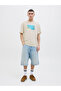 Graphic Print Round Neck T-Shirt - 4