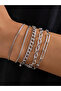 Set of 6 - Textured Bracelet