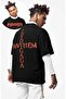 Unisex Mayhem and Lady Gaga Back Printed T-Shirt, Oversize Music Themed T-Shirt