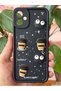 Galaxy A06 Black Soft Silicone Cover with Camera Protection and Coffee Cookie Figure - 2