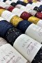Paillette Polyester Sequin Macrame Thread Polyester Macrame Thread Supla Bag Thread Sequin Navy Blue - 7