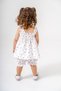 6-24 Months Baby Girl Bottom and Top Set Rose Patterned Muslin Fabric - 4