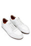Men's Genuine Leather White Sneakers & Sports Shoes - 2