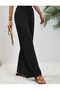 Women's Elastic Waist Comfortable Fit Aerobin Fabric Women's Trousers - 5