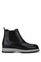 Men's Genuine Leather Black Casual Boots