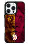 Galatasaray 5 Star Piece Lion Licensed Phone Case Compatible with iPhone 16 Pro Max