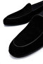 Men's Genuine Leather Black Suede Loafer Shoes - 4