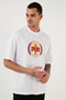 Unisex T-Shirt Yellow Red Fan 25Th Championship 5 Star Trophy Printed Oversize T-Shirt - 3