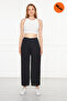 3-Pack Smoke - Camel - Black Women's Corded Fabric Patterned Pants & Sweatpants, Casual Homewear Pajamas - 2