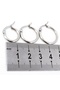 11-15-17 mm 3 women's ring steel earring set mse28 - 2