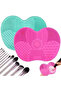 Practical Easy Makeup Brush Cleaning Mat Tool Small Bx40 - 8