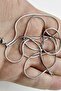 Cube Model Fine Italian Snake Snake Necklace Men's Steel Chain Eck03K - 4