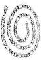 Figaro Men's Stainless Steel Necklace Chain Thick 8mm eck19k