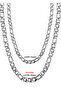 Figaro Men's Stainless Steel Necklace Chain Thick 8mm eck19k - 3