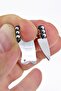 Stainless Steel Small Size 1 Row 1 Blade Earrings Pair Mse21 - 8