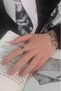 8mm Wide Flat Model Shiny Steel Wedding Ring Men Women Unisex Ring Cl28 - 6