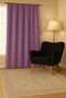 Luna Series Velvet Textured Pleatless Background Curtain - Lilac - 3