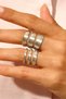 6mm matte concave unisex women men steel wedding band ring cl37 - 7
