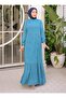 Hijab Dress - Blue - Sahra Butik - 5
