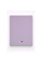 دفتر ملاحظات مخطط بغطاء صلب مقاس 14 × 20 بلون باستيل ليلك - 3