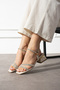 Orthopedic Stone Heeled Women's Sandals - 2