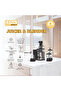 DX3217 عصارة وخلاط متعدد الوظائف - 3 برطمانات زجاجية، سحق الثلج، سهل التنظيف - 3