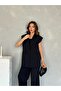 Off-Shoulder Oversize Padded Sleeveless Lined Women's Vest