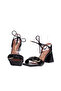 Vizzano Ladies High Heel Sandals Black | Made In Brazil - 4