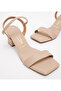 Vizzano Ladies High Heel Sandals Beige | Made In Brazil - 4