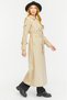Reglan Sleeve Seasonal Lined Full Length Women's Trench Coat, Cap - 2