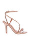 Vizzano Ladies High Heel Sandals Beige | Made In Brazil - 2