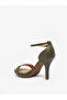 Vizzano Ladies High Heel Sandals Green | Made In Brazil - 3