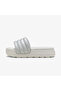 Karmen Slide Puffy Aqua Women's Gray Slippers - 2