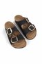 Women's Black Slippers Orthopedic Slippers Orthopedic Women's Slippers Summer Slippers with Double Buckle - 3