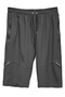 Reverse Zipper Men's Shorts Swim Trunks Rks-08 Black