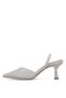 Elit Pm474 K1442T Women's Classic Heeled Shoes Silver - 3