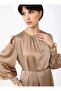 Satin Tunic with Binding Detail - Natural - Refka - 4
