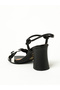 Ladies High Heel Sandals Black | Made In India - 3