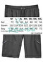 Reverse Zipper Men's Shorts Swim Trunks Rks-08 Black - 3