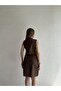 Hankel Mini Dress 4569 - Bitter Brown - 3