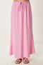 Modal Blouse Skirt Suit Pink Lhl0006 - 5