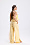 Selina Tie Detail Top Wide-Leg Trousers Woven Linen Two-Piece Set - 7