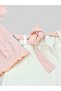 Girl's Summer Interlock Corded Fabric Floral Printed Muslin Shorts Top and Bottom Baby Set - 5