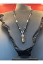 Tiger Eye Hematite Coconut Natural Stone Necklace – Noble Men's Modern Handmade - 7