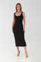 Basic Thick Strap Modal Dress - 4