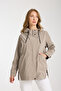 Women's Relaxed Fit Hooded Trench Coat - 4