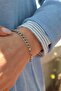 Steel Mix Chain Bracelet – Paperclip & Snap Model - 4