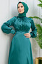 Rochie de seara verde - 11635 - 2