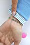 Steel Mix Chain Bracelet – Paperclip & Snap Model - 5