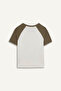 Coool Fitted Printed Ribbed Camisole Khaki Women's T-Shirt E0678Ax/Kh261 - 8